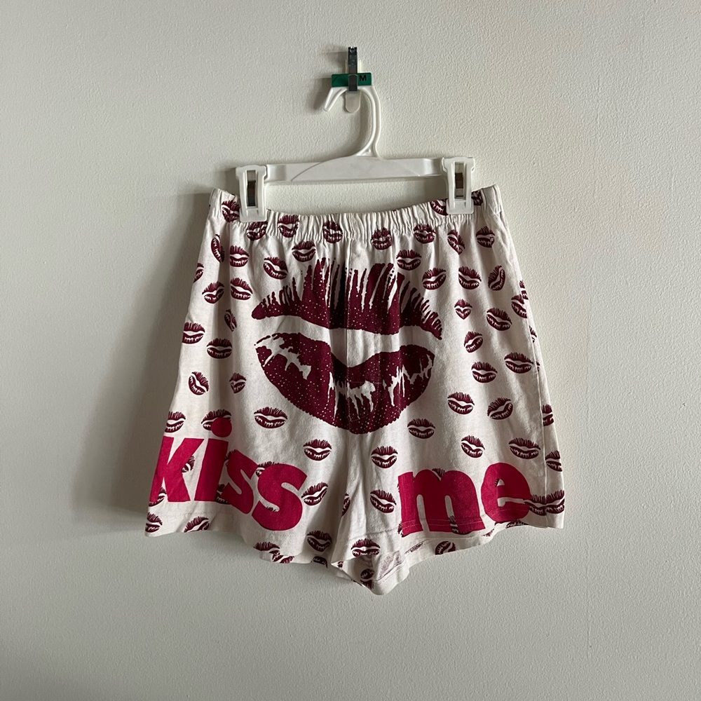 vintage boxer pajama shorts XS